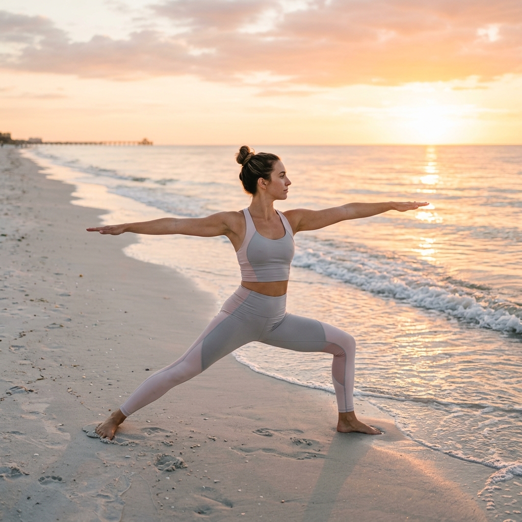 Yoga on Naples Beach